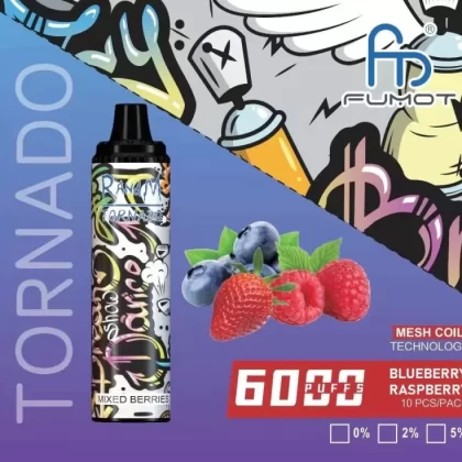 Tornado R&M Blueberry Raspberry Ice (6000 Puffs)