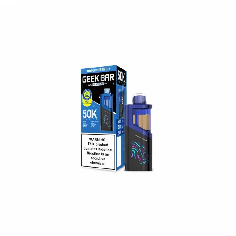 Geek Bar CLIO Platinum 50K POD Dual Mesh Disposable Vape - Image 2