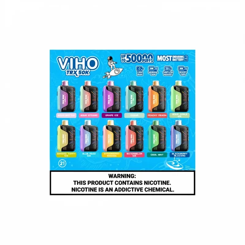 VIHO TRX 50K Dual Coil Disposable Vape - Image 2