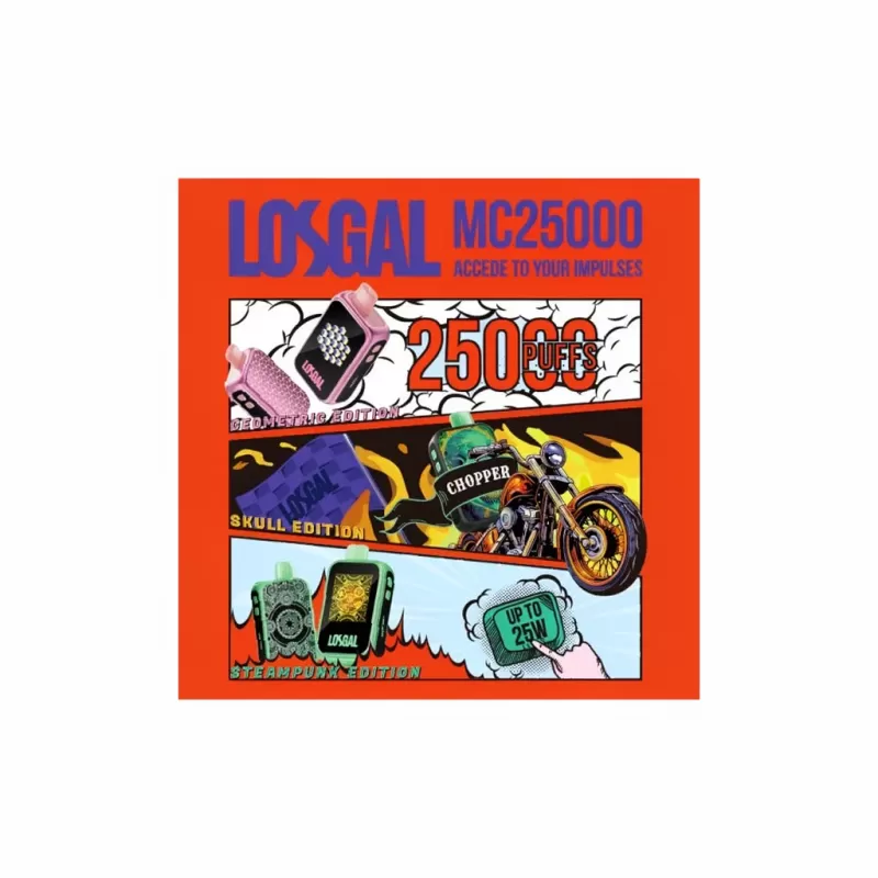 Lost Mary LOSGAL MC25000 25K Dual Mesh Disposable Vape - Image 2