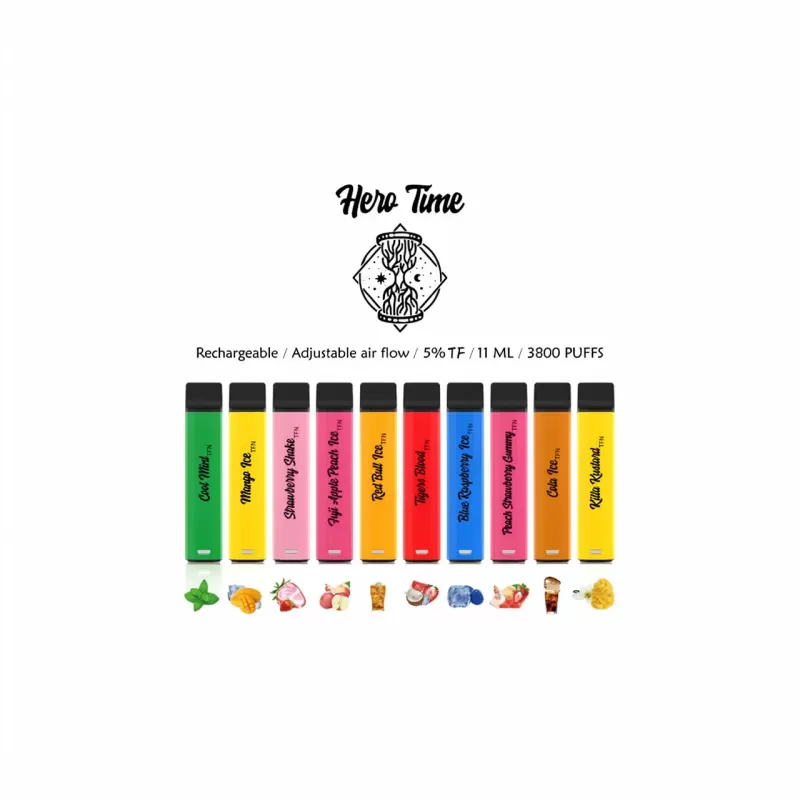 HERO Time TFN 3800 Rechargeable Disposable Vape