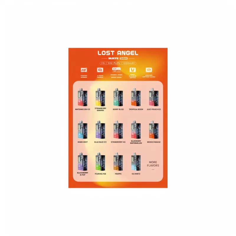 Lost Angel Mate 50K KIT – 50000 Puff Disposable Vape - Image 2