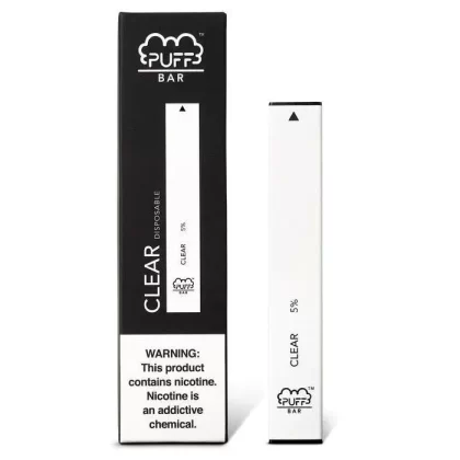 Puff Bar Disposable Device Clear