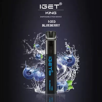 IGET King Vape – Iced Blueberry (2600 Puffs)