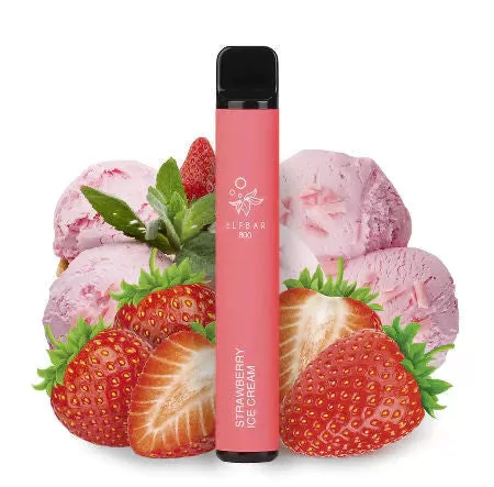 ELF BAR – Strawberry Ice cream (1500 Puffs)