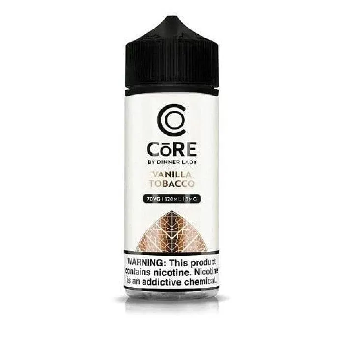 CORE by Dinner Lady E Liquid – Vanilla Tobacco