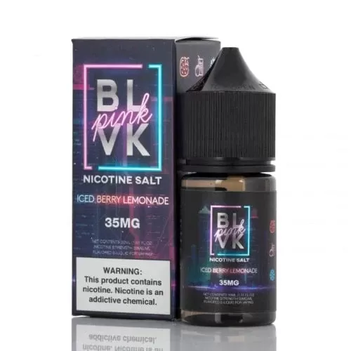 BLVK Pink Series Nicotine Salt – Iced Berry Lemonade
