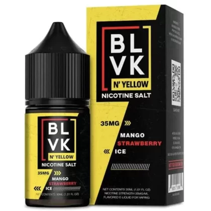 BLVK & Yellow Nic Salt – Mango Strawberry Ice
