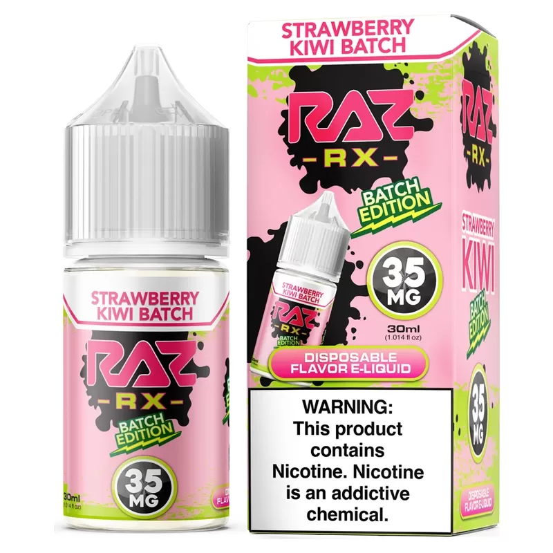 Strawberry Kiwi Batch Pod Juice x RAZ TF Salt 30ml