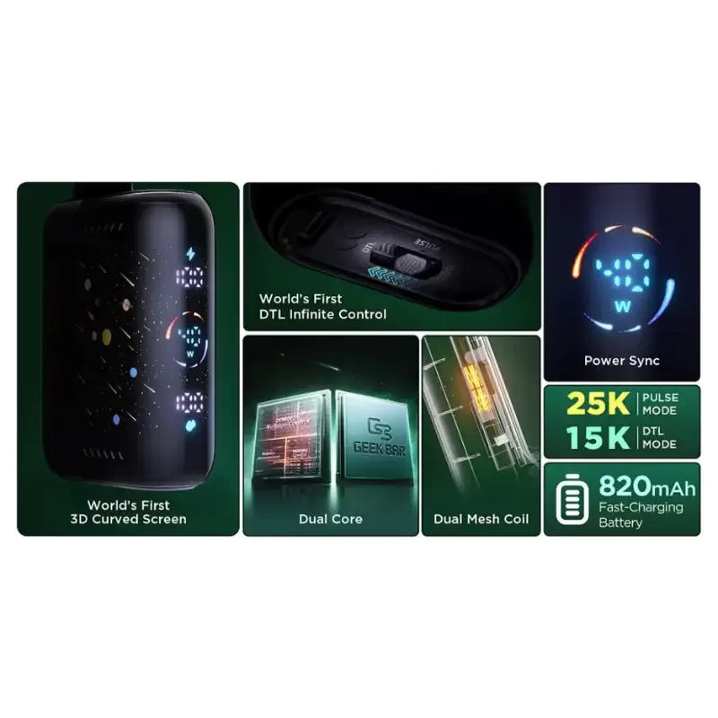 Geek Bar Hookah X 25K Disposable (5%, 25000 Puffs) - Image 2