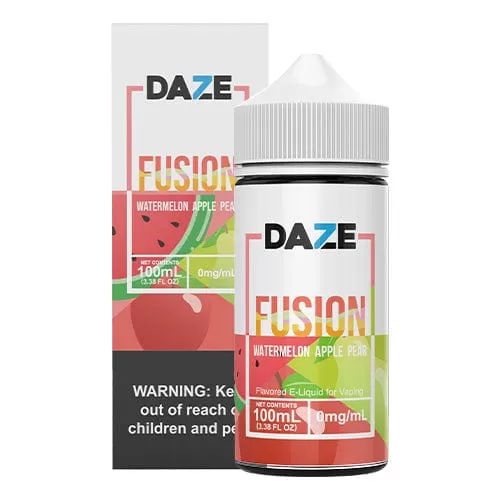 7 Daze Fusion Watermelon Apple Pear 100ml Vape Juice