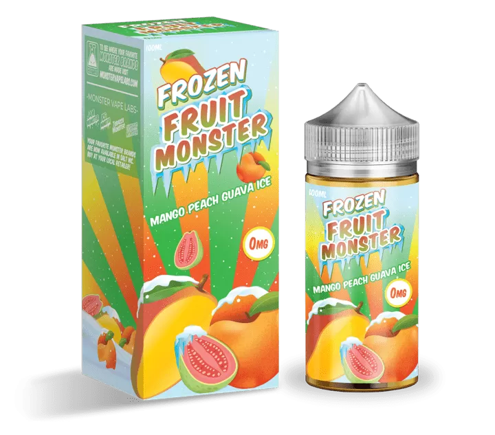 Frozen Fruit Monster Mango Peach Guava Ice 100ml Vape Juice