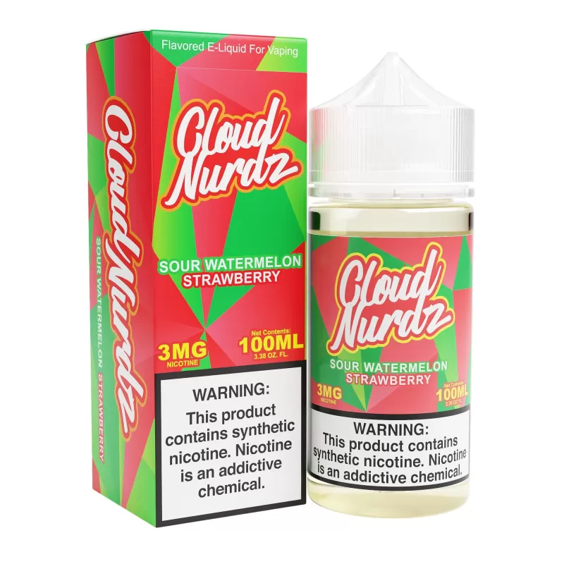Sour Watermelon Strawberry 100ml TF Vape Juice – Cloud Nurdz