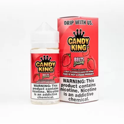 Candy King Strawberry Belts 100ml Vape Juice