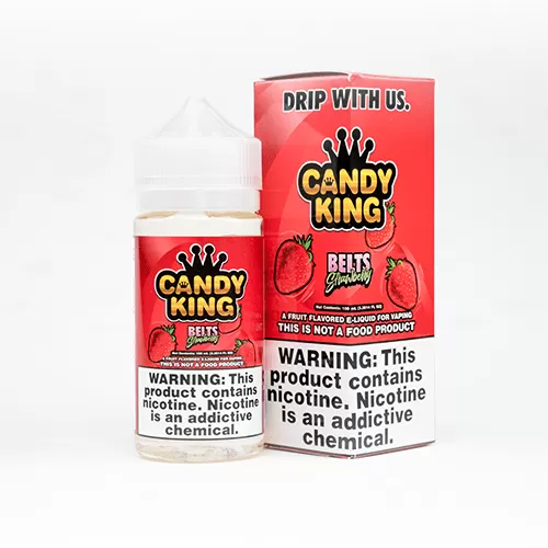 Candy King Strawberry Belts 100ml Vape Juice