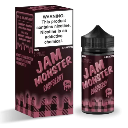 Jam Monster Raspberry 100ml Vape Juice