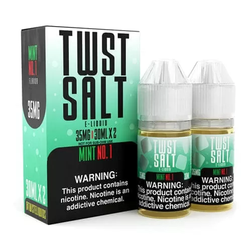 Mint No.1 2x 30ml (60ml) Nic Salt Vape Juice – Twist E-Liquids