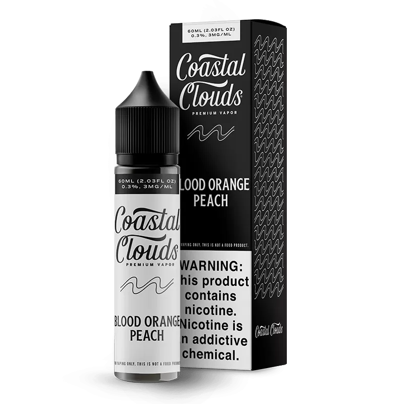 Coastal Clouds Blood Orange Peach Vape Juice 60ml