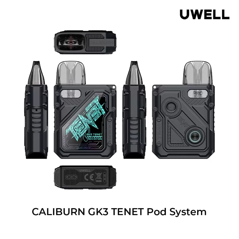 Uwell Caliburn GK3 Tenet 25W Pod Kit - Image 3