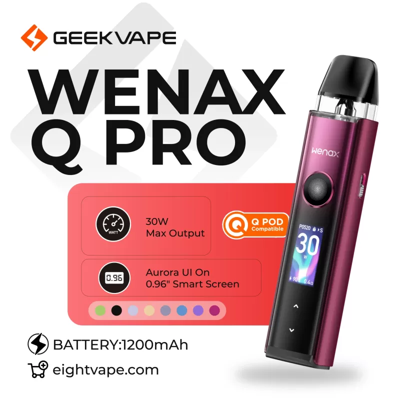 Geekvape Wenax Q Pro 30W Pod Kit - Image 3