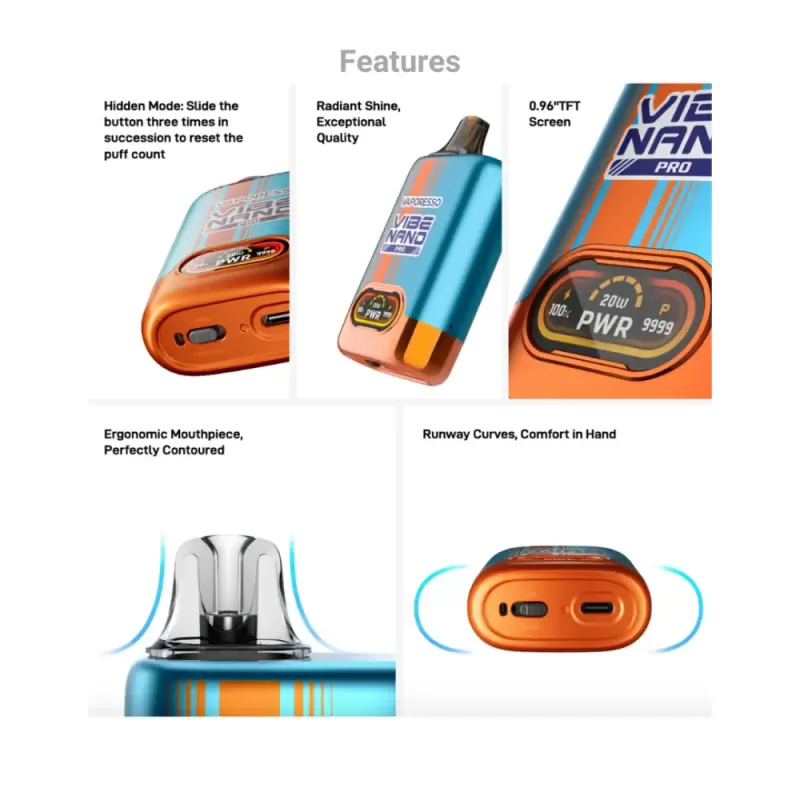 Vaporesso Vibe Nano Pro 20W Pod Kit - Image 3