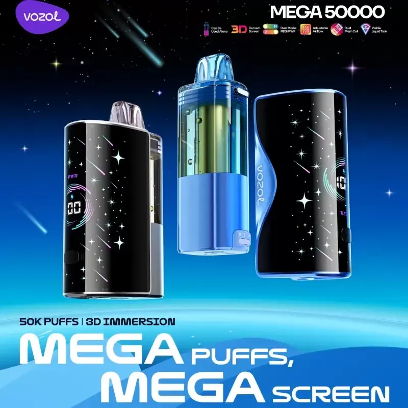 Vozol Mega 50K Disposable Kit (5%,50000 Puffs) - Image 2
