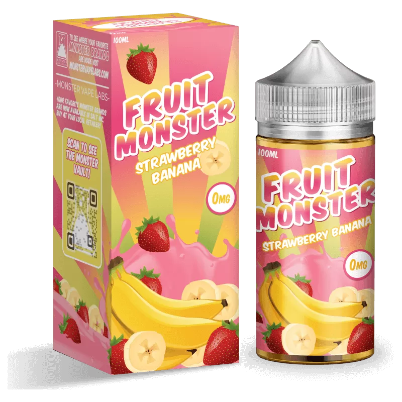 Fruit Monster Strawberry Banana 100ml Vape Juice