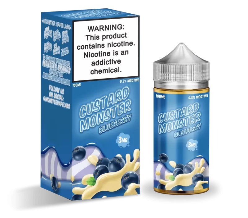 Custard Monster Blueberry Custard 100ml Vape Juice