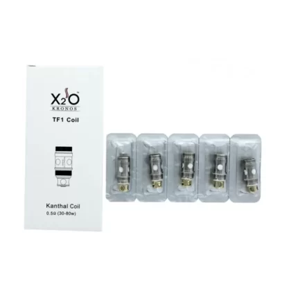 X2O Kronos TF1 0,2 och 0,5 Ohm 5-pack – Coils