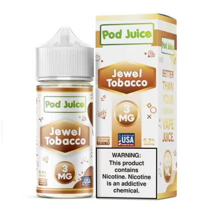 Pod Juice - Jewel Tobacco - 100ML E-Liquid - 6MG