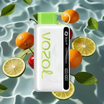 VOZOL STAR 9000/12000 Disposable Vape Cherry Lime – 650mAh, Recycled Plastic, 30% Faster Charge