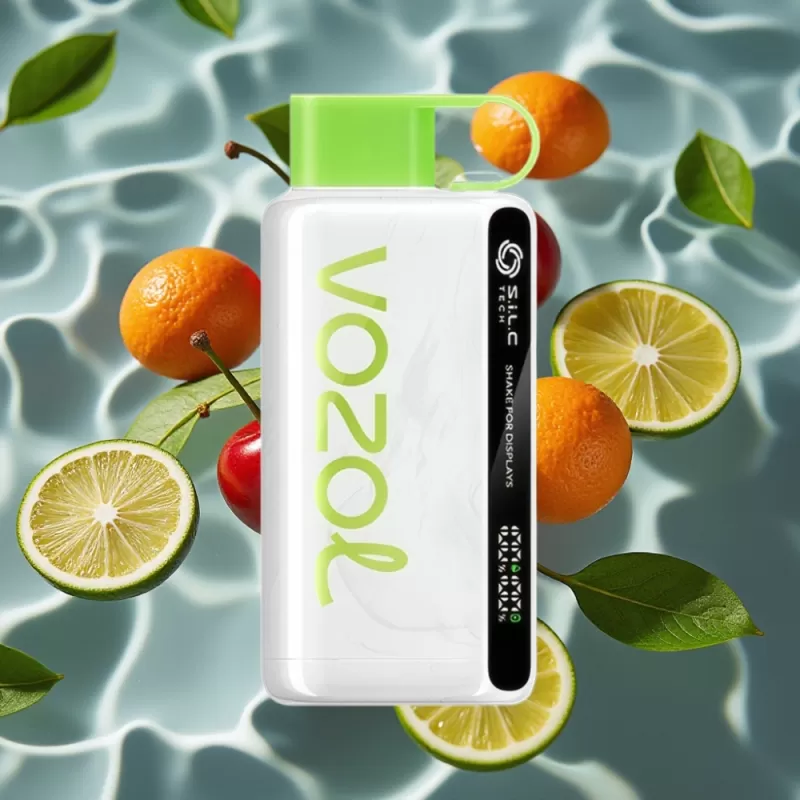 VOZOL STAR 9000/12000 Disposable Vape Cherry Lime – 650mAh, Recycled Plastic, 30% Faster Charge