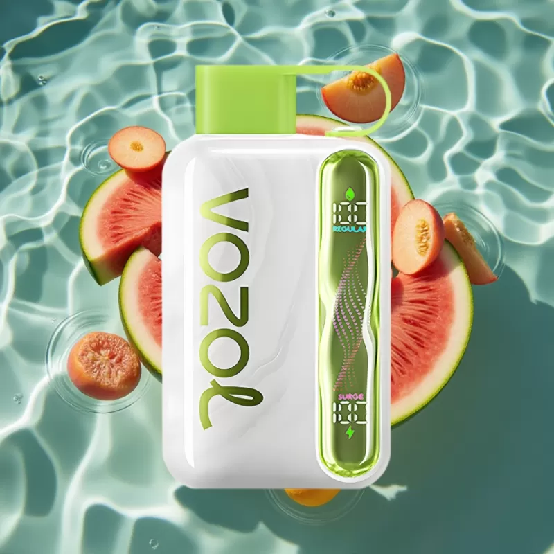 VOZOL STAR 40000 Puffs Disposable Vape Watermelon Sour Peach – 1000mAh Battery, Type-C Charging, 20/50mg Nicotine