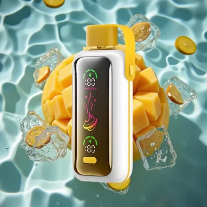 VOZOL Star 20000 Puffs Mango Ice Disposable Vape with 2.2″ HD Mirror Screen & Dual Mesh