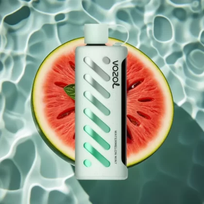 VOZOL Gear Shisha 25000 Puffs Disposable Vape – Watermelon Mint, 5mg/ml, 1000mAh, Dual Mesh Modes, S.i.L.C Tech
