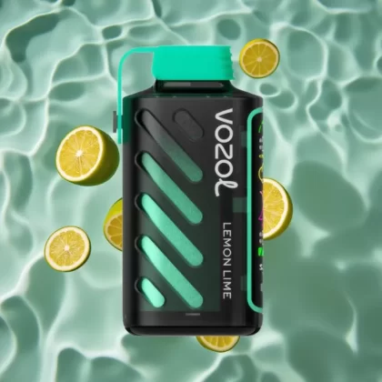 VOZOL Gear Power 20000 Puffs Disposable Vape Lemon Lime – S.i.L.C. Tech, Dual Mesh Coil, 20mL, 5% Nicotine