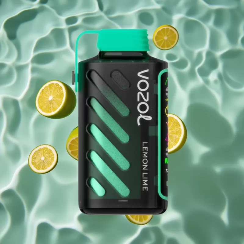 VOZOL Gear Power 20000 Puffs Disposable Vape Lemon Lime – S.i.L.C. Tech, Dual Mesh Coil, 20mL, 5% Nicotine