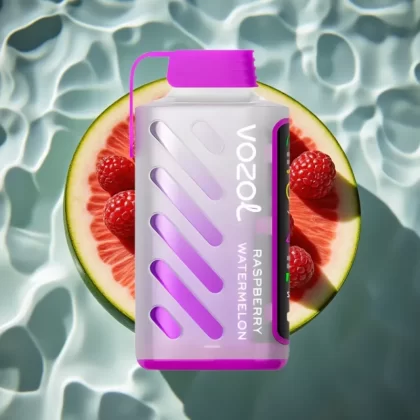 VOZOL Gear Power 20000 Puffs Disposable Vape with S.i.L.C. Tech & Dual Mesh Coil – Raspberry Watermelon