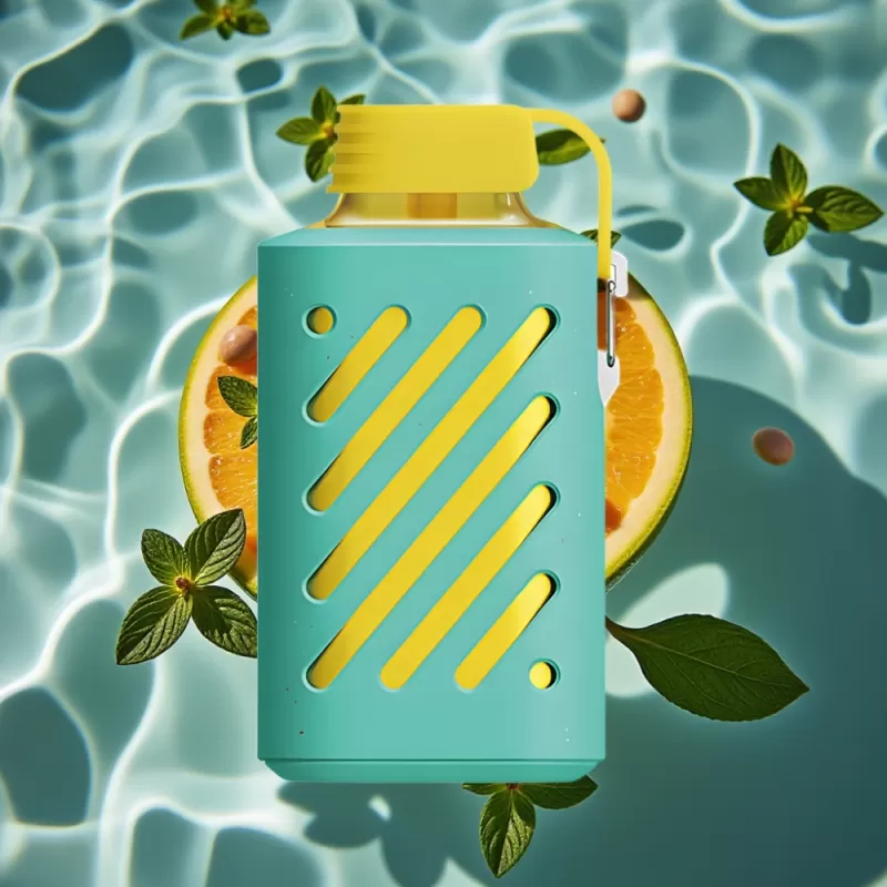 VOZOL GEAR 10000 Disposable Vape – Miami Mint Flavor, 10000 Puffs, 20ml E-liquid, VAMT Mesh Coil