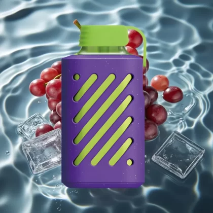VOZOL GEAR 10000 Disposable Vape Grape Ice – 10000 Puffs, 20ml E-liquid, VAMT Mesh Coil