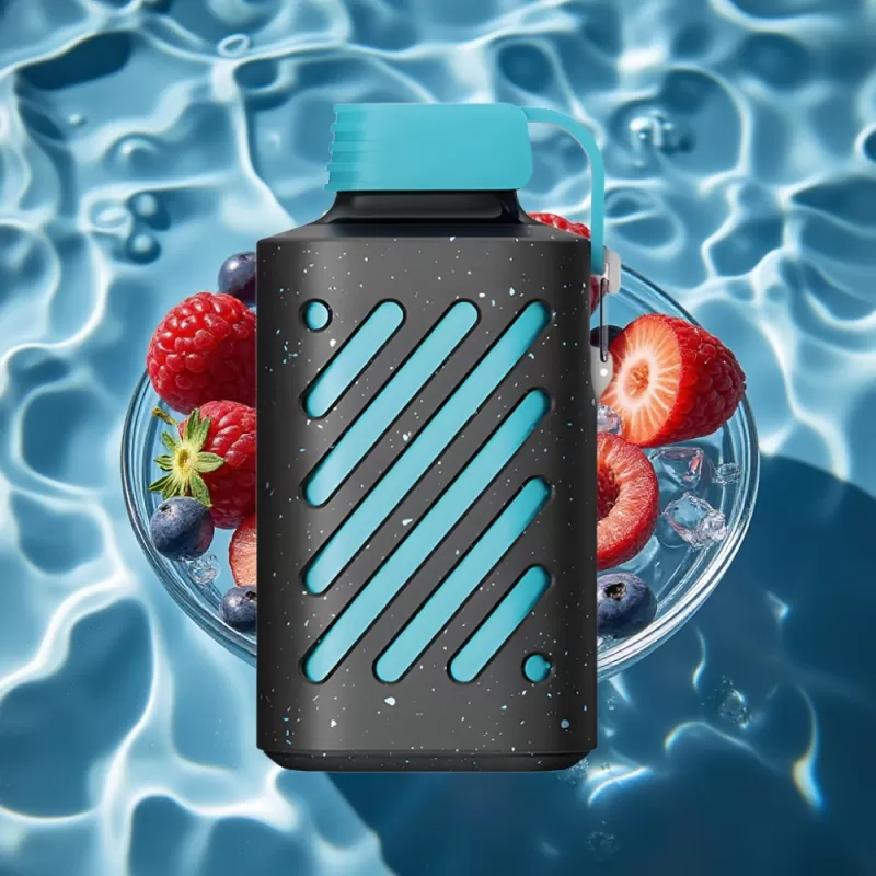 VOZOL GEAR 10000 Disposable Vape Blue Razz Ice – 10000 Puffs, 30 Flavors, VAMT Mesh Coil, 20ml E-Liquid