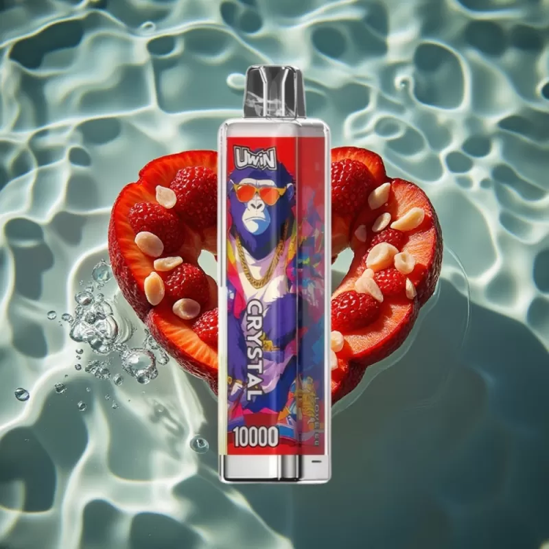 UWIN Crystal 10000 Puffs Disposable Vape Love 66 – 18ml E-Liquid, 650mAh Rechargeable, RGB Lights, Type-C Fast Charging