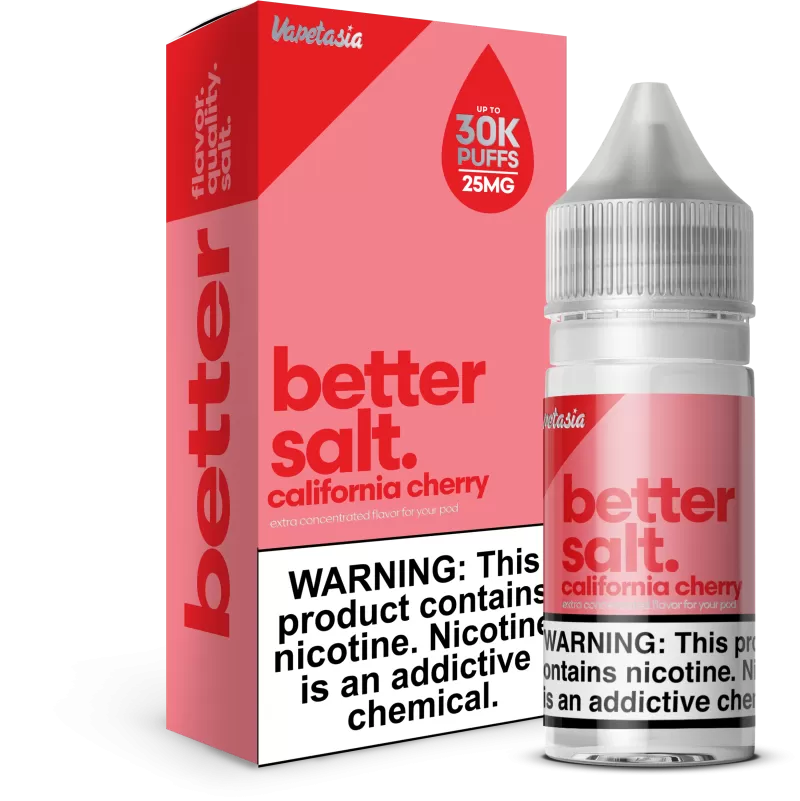 Better Salt - California Cherry - 30ML E-Liquid - 50MG