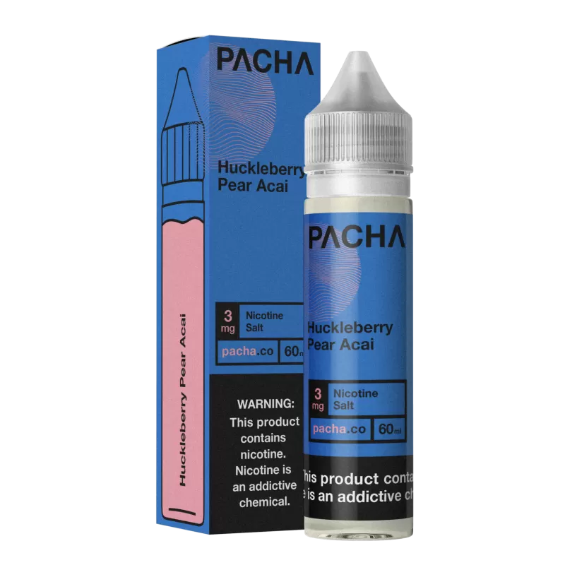 PACHAMAMA - Huckleberry Pear Acai - 60ML E-Liquid - 3MG
