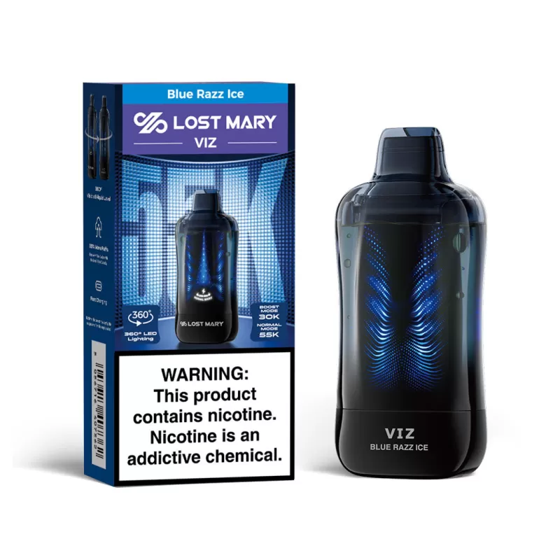 Lost Mary VIZ 55K Puff Disposable Device - 55,000 Puffs - Peach Berry - Image 3