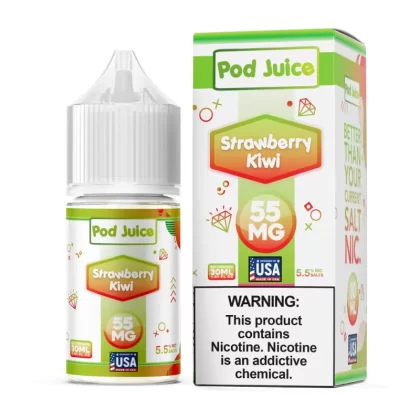Pod Juice SALT - Strawberry Kiwi - 30ML E-Liquid - 55MG