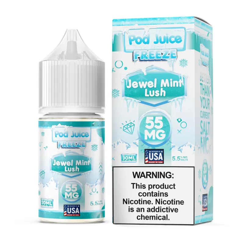Pod Juice FREEZE - Jewel Mint Lush - 30ML E-Liquid - 35MG