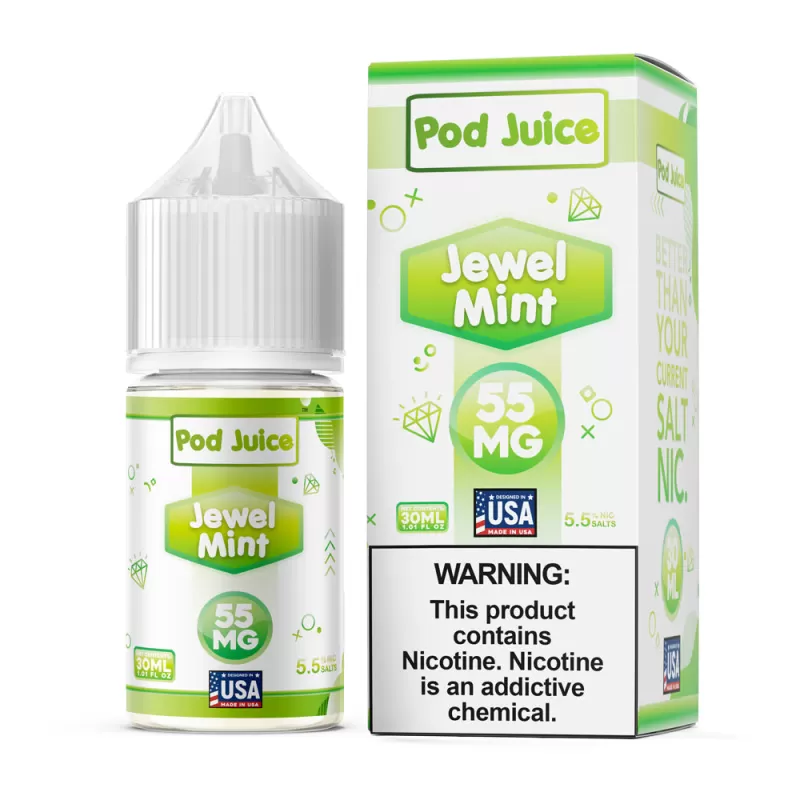 Pod Juice SALT - Jewel Mint - 30ML E-Liquid - 65MG