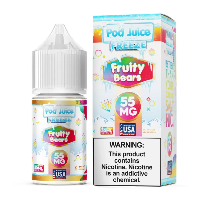 Pod Juice FREEZE - Fruity Bears - 30ML E-Liquid - 55MG