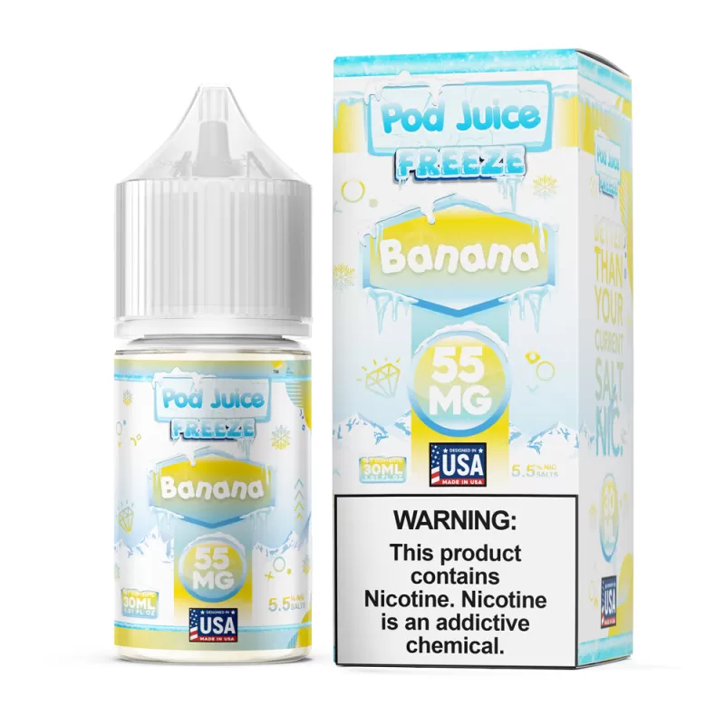 Pod Juice FREEZE - Banana - 30ML E-Liquid - 35MG